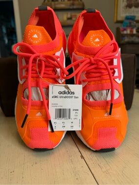 *NWT* Adidas by Stella McCartney Kids Orange & Pink UltraBOOST Sneakers